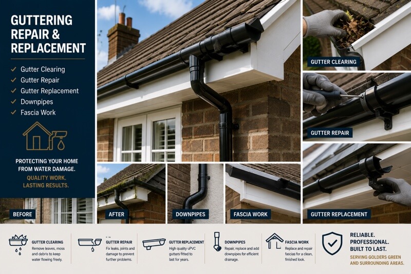 Guttering & fascias service in Notting Hill, London W11
